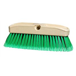 Vehicle Brush with Soft Bristles, Green, 10"- 10 / Case