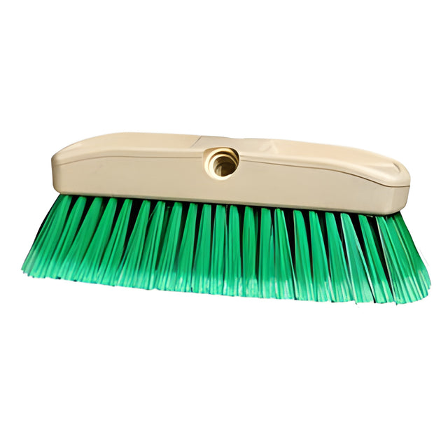 Vehicle Brush with Soft Bristles, Green, 10" – 10/Case