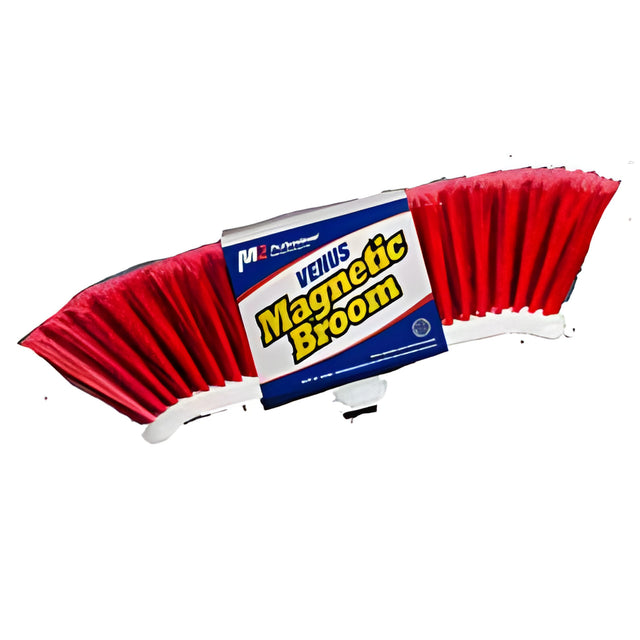 Venus Curved Magnetic Broom, Red, Head Only – 24/Case