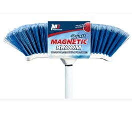 Venus Curved Magnetic Broom with 48" Metal Handle, Blue- 10 / Case