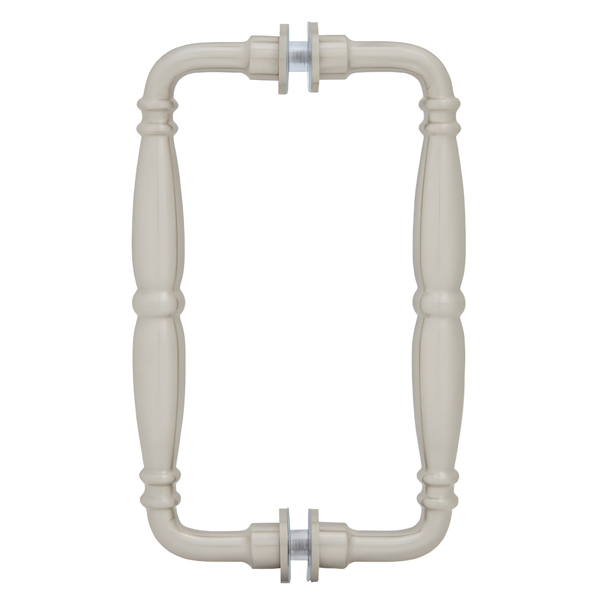 CRL Brushed Nickel 8" Victorian Style Back-to-Back Pull Handles