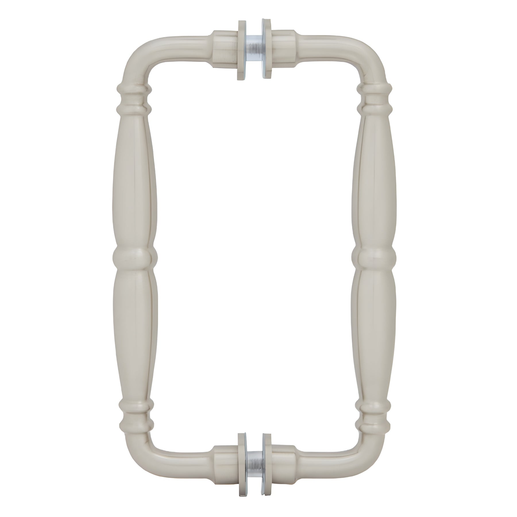 CRL Brushed Nickel 8" Victorian Style Back-to-Back Pull Handles