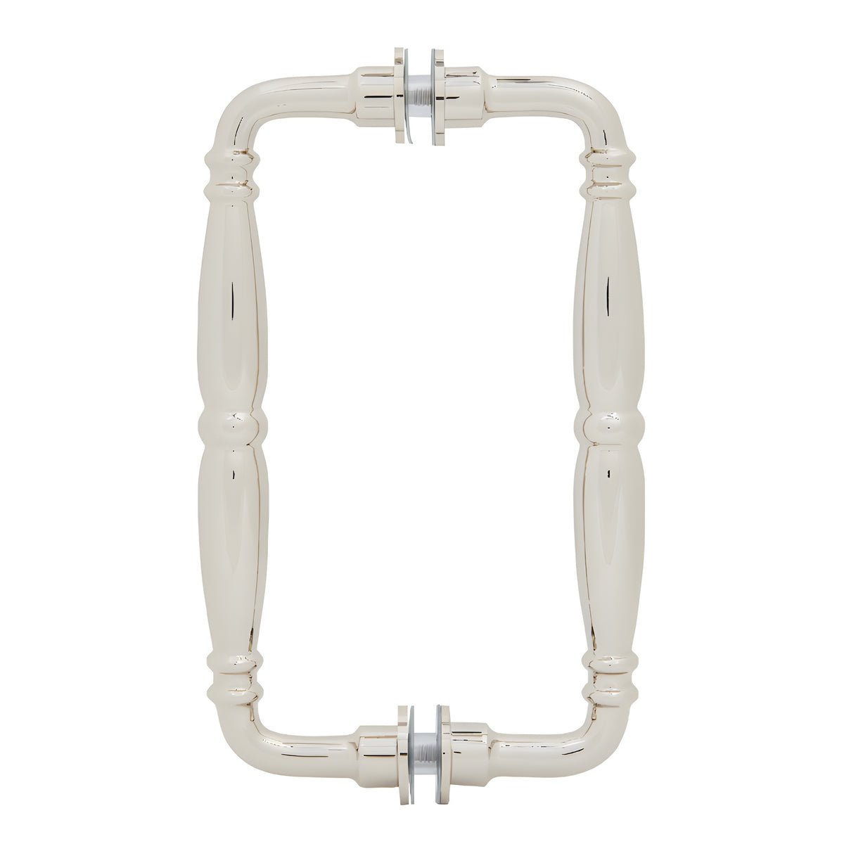 CRL Polished Nickel 8" Victorian Style Back-to-Back Pull Handles