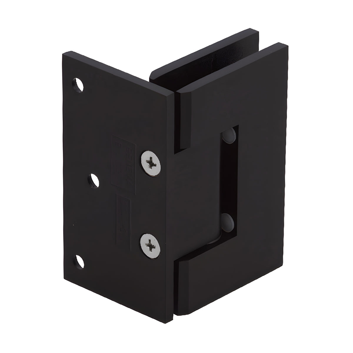 CRL Oil Rubbed Bronze Vienna 044 Series 5 Degree Pre-Set Wall Mount Offset Back Plate Hinge
