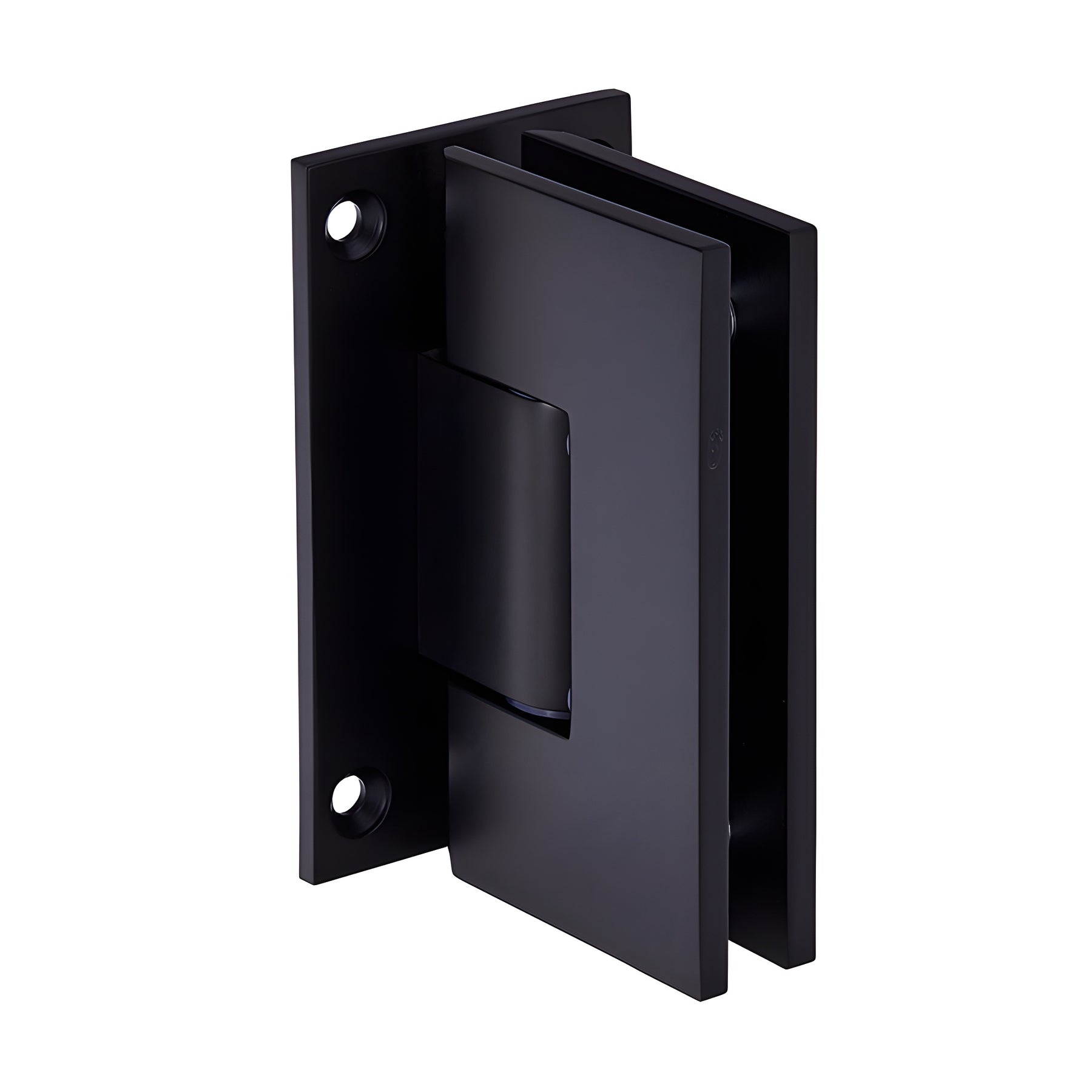 CRL Oil Rubbed Bronze Vienna 537 Series 5 Degree Pre-Set Wall Mount Full Back Plate Hinge