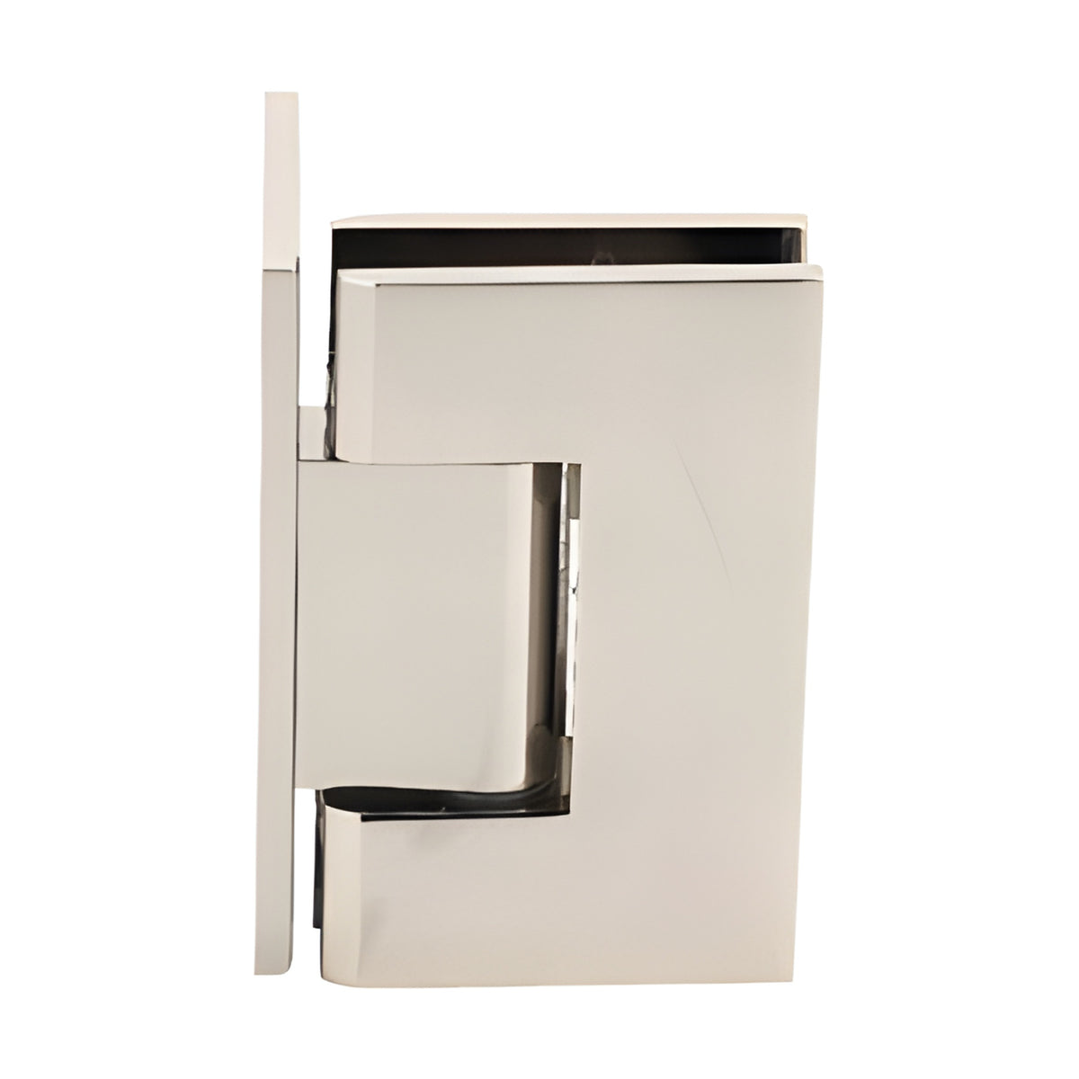 CRL Polished Nickel Vienna 044 Series Wall Mount Offset Back Plate Hinge
