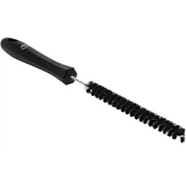 Vikan 0.6" Drain Cleaning Brush, Stiff Bristles, 12-1/5" Long, Black- 1 Each
