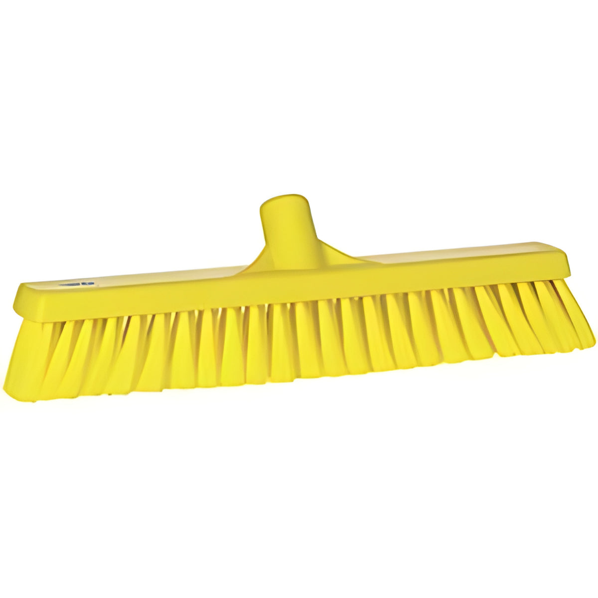 Vikan 16" Small Particle Push Broom, Soft, Yellow- 1 Ea