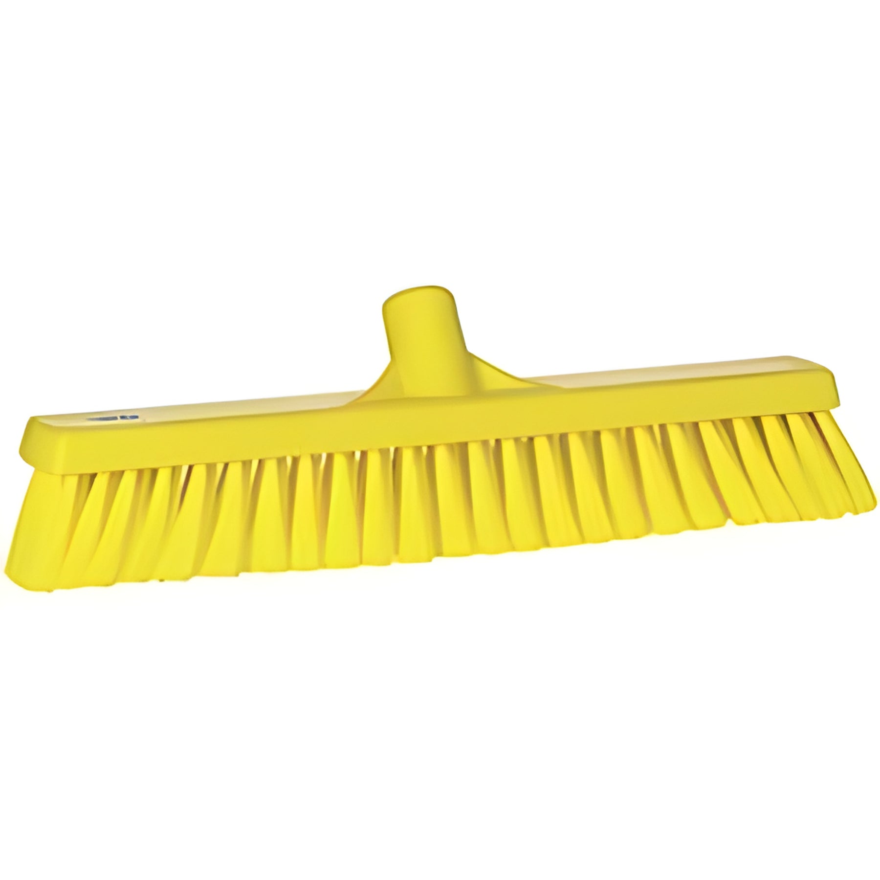 Vikan 16" Small Particle Push Broom, Soft, Yellow- 1 Ea