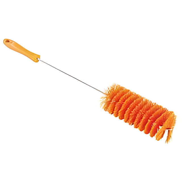 Vikan 2.4" Valve Brush, Medium Bristles, 20" Long, Orange – 1 Ea
