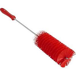 Vikan 2.4" Valve Brush, Medium Bristles, 20" Long, Red - 1 Ea