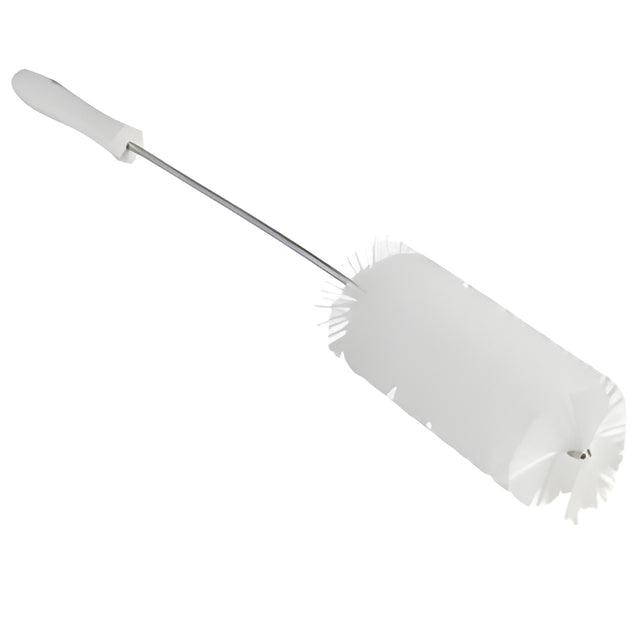 Vikan 2.4" Valve Brush, Medium Bristles, 20" Long, White – 1 Ea