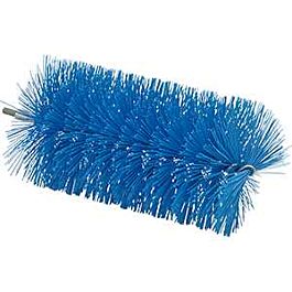 Vikan 3.5" Brush for Flex Rod, Medium Bristles, 7-7/10" Long, Blue - 1 Ea