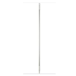 Vikan Basic Aluminum Handle, 57" Length, White - 1 Each