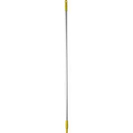 Vikan Basic Aluminum Handle, 57" Length, Yellow - 1 Each