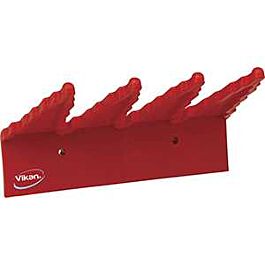 Vikan Basic Wall Bracket, Red- 1 Ea