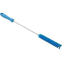 Vikan Brush, Medium Bristles, 0.9" Wide, 20" Long, Blue - 1 Ea