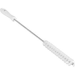 Vikan Brush, Medium Bristles, 0.9" Wide, 20" Long, White - 1 Ea