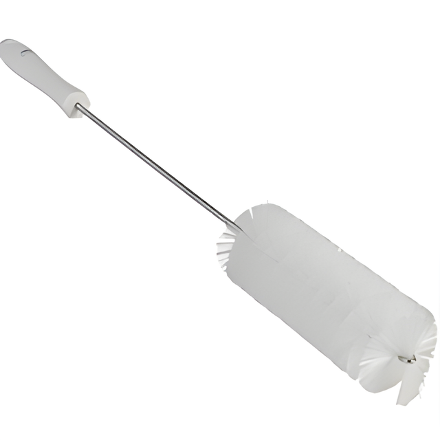 Vikan Brush, Medium Bristles, 2" Wide, 20" Long, White – 1 Ea