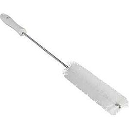 Vikan Brush, Stiff Bristles, 1.5" Wide, 20" Long, White - 1 Ea