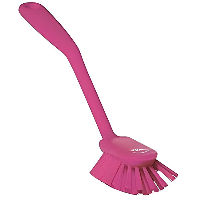 Vikan Dish Brush, Soft Bristle, Pink- 1 Ea