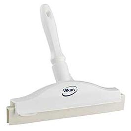 Vikan Double Blade Ultra Hygiene Squeegee, 10", White- 1 Ea