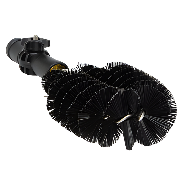 Vikan Drain Cleaning Brush, Stiff Bristles, 11" Long, Black- 1 Ea