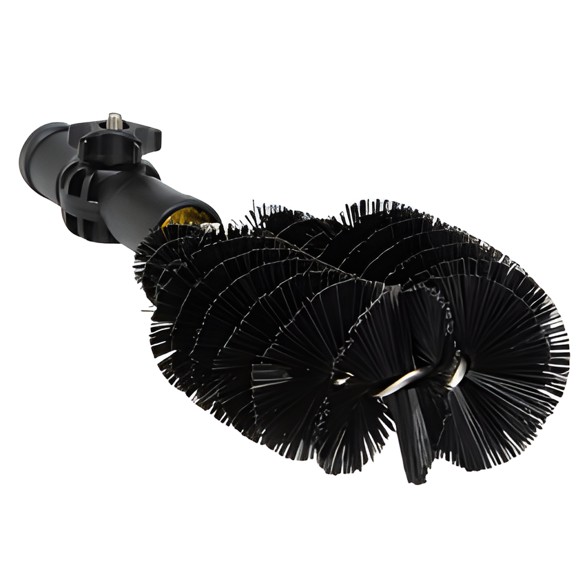 Vikan Drain Cleaning Brush, Stiff Bristles, 11" Long, Black- 1 Ea
