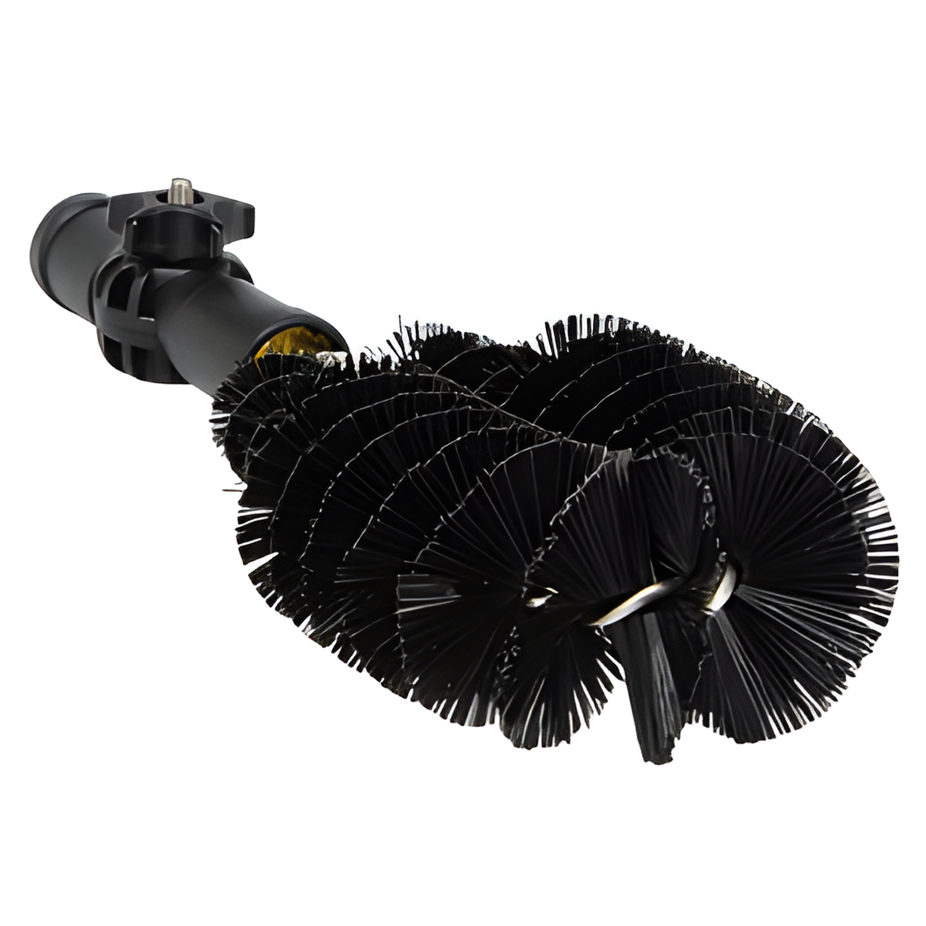 Vikan Drain Cleaning Brush, Stiff Bristles, 11" Long, Black- 1 Ea