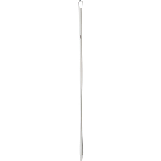 Vikan Fiberglass Handle, Euro Threaded Tip, 1-1/4" Diameter, 51" Length, White