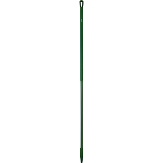 Vikan Fiberglass Handle, Euro Threaded Tip, 1-1/4" Diameter, 59" Length, Green