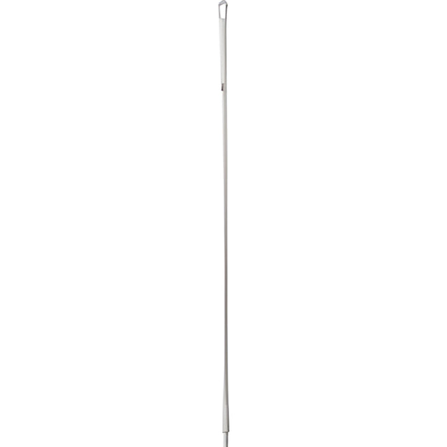 Vikan Fiberglass Handle, Euro Threaded Tip, 1-1/4" Diameter, 59" Length, White