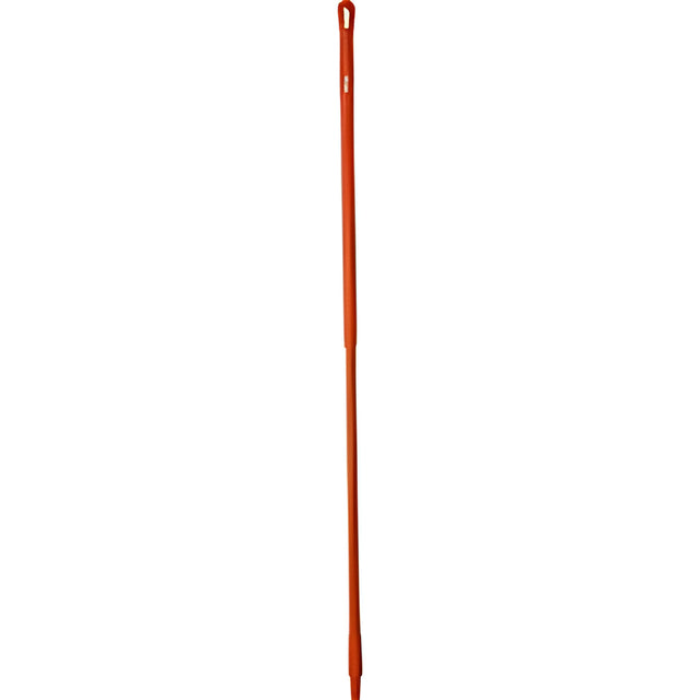 Vikan Fiberglass Handle, Euro Threaded Tip, 1-1/4" Diameter, 59" Length, Orange
