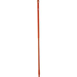Vikan Fiberglass Handle, Euro Threaded Tip, 1-1/4" Diameter, 59" Length, Orange- 1 Each