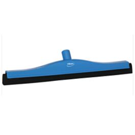 Vikan Fixed Head Food Hygiene Floor Squeegee, 20", Blue - 1 Ea