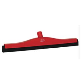 Vikan Fixed Head Food Hygiene Floor Squeegee, 20", Red - 1 Ea