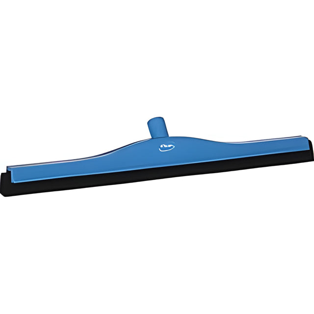 Vikan Fixed Head Food Hygiene Floor Squeegee, 24", Blue – 1 Ea
