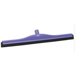 Vikan Fixed Head Food Hygiene Floor Squeegee, 24", Purple - 1 Ea
