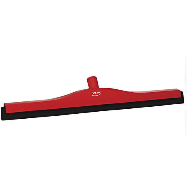 Vikan Fixed Head Food Hygiene Floor Squeegee, 24", Red – 1 Ea
