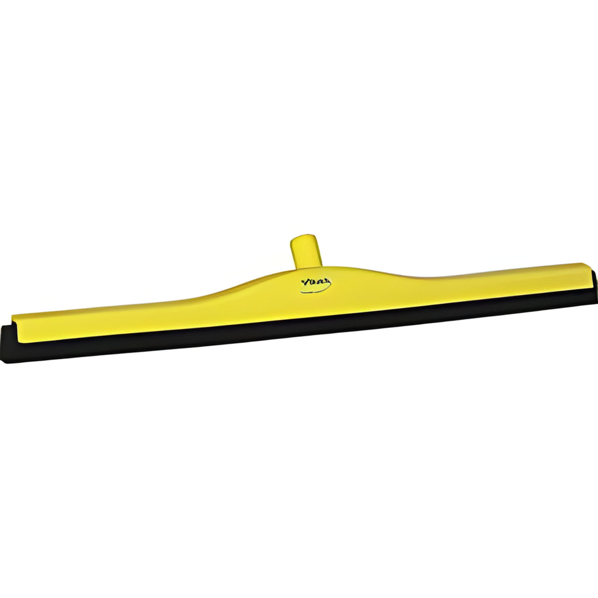 Vikan Fixed Head Food Hygiene Floor Squeegee, 28", Yellow - 1 Ea