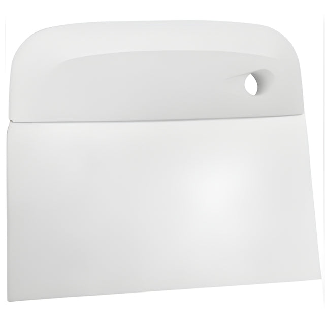 Vikan Flexible Stainless Steel Dough Cutter/Scraper, White, 4-1/2" W x 5-3/4" L