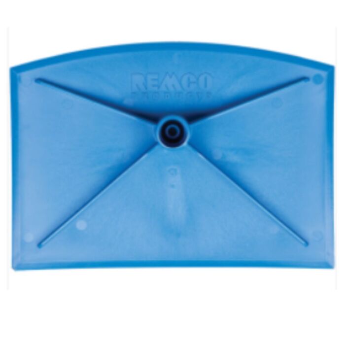 Vikan Food Hoe Head, Blue, 8" W x 11-1/4" L - 1 Each
