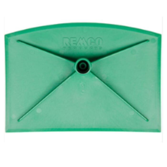 Vikan Food Hoe Head, Green, 8" W x 11-1/4" L - 1 Each