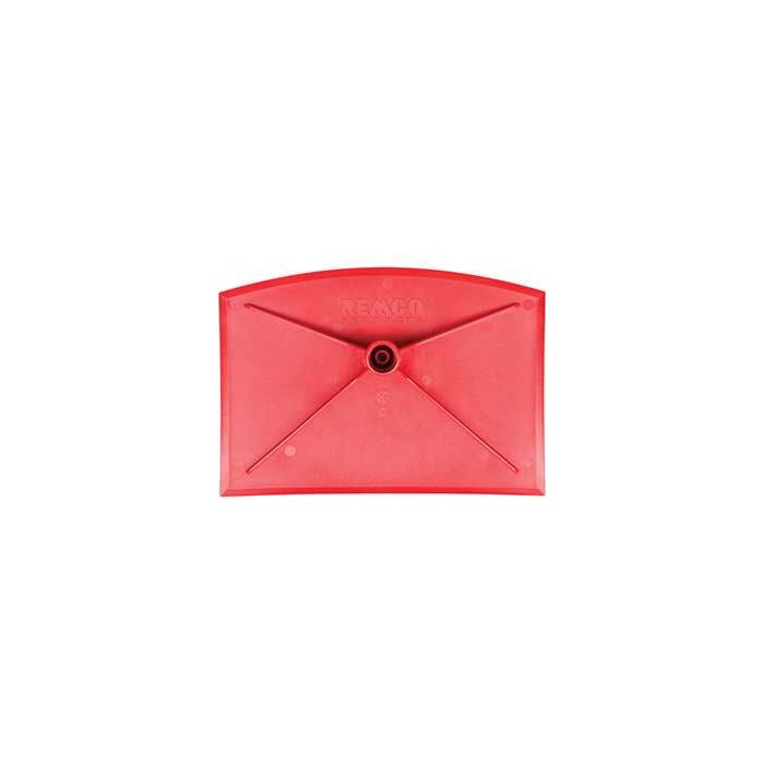 Vikan Food Hoe Head, Red, 8" W x 11-1/4" L - 1 Each