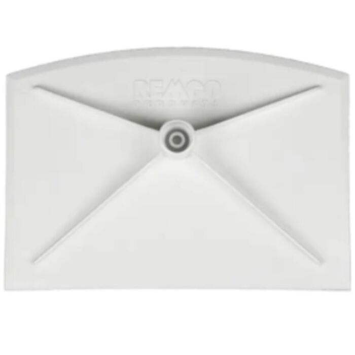 Vikan Food Hoe Head, White, 8" W x 11-1/4" L - 1 Each
