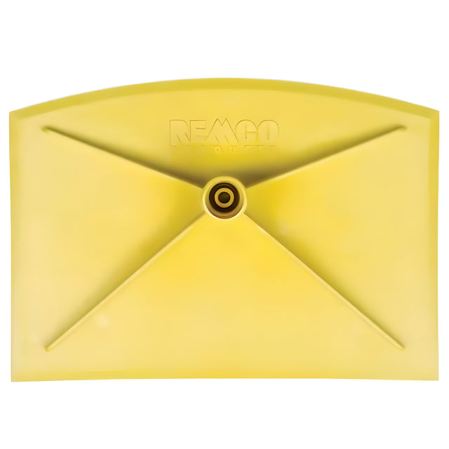 Vikan Food Hoe Head, Yellow, 8" W x 11-1/4" L