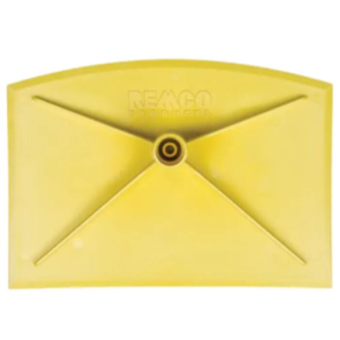 Vikan Food Hoe Head, Yellow, 8" W x 11-1/4" L - 1 Each