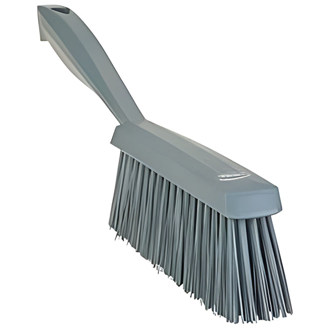Vikan Food Hygiene Hand Brush, Medium Bristles, 13" Long, Grey – 1 Ea