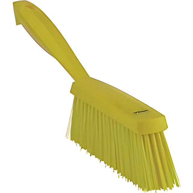 Vikan Food Hygiene Hand Brush, Medium Bristles, 13" Long, Yellow – 1 Ea