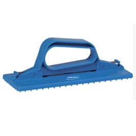 Vikan Handheld Cleaning Pad Holder, Blue- 1 Each